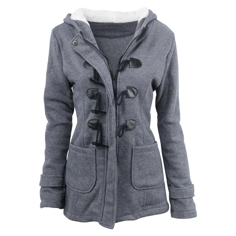 Veluna – Jacke aus Baumwollmischung mit doppeltem Verschluss