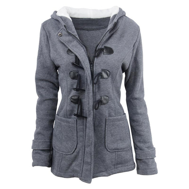 Veluna – Jacke aus Baumwollmischung mit doppeltem Verschluss