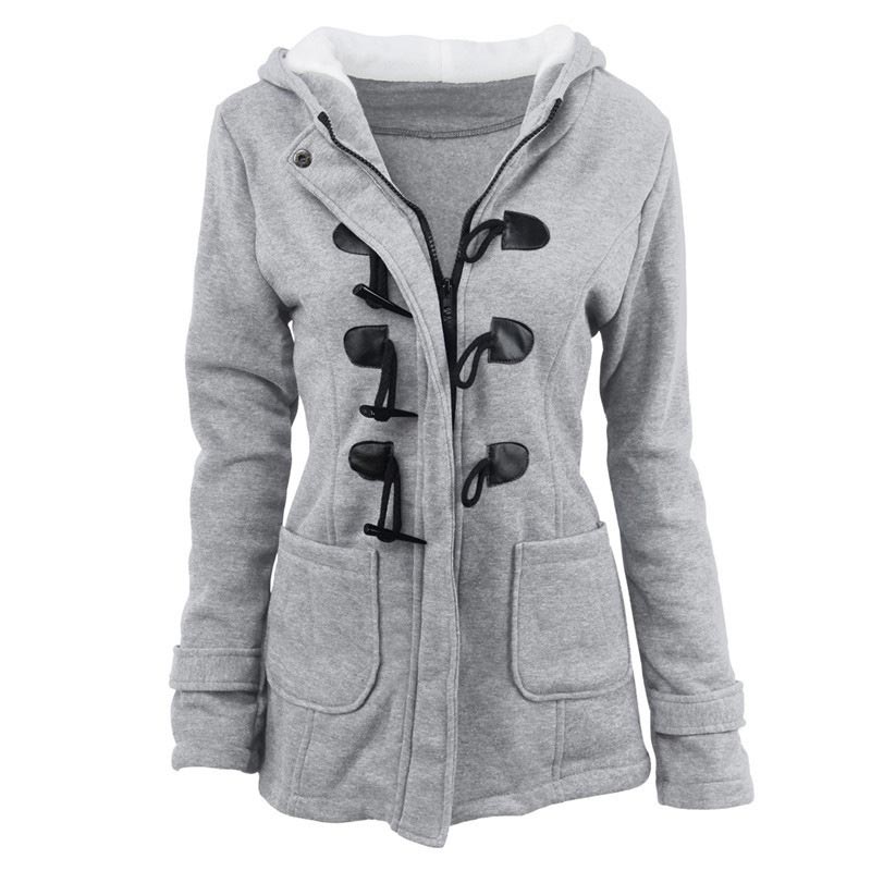 Veluna – Jacke aus Baumwollmischung mit doppeltem Verschluss