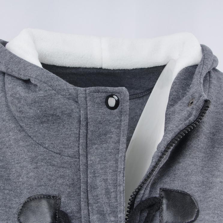 Veluna – Jacke aus Baumwollmischung mit doppeltem Verschluss
